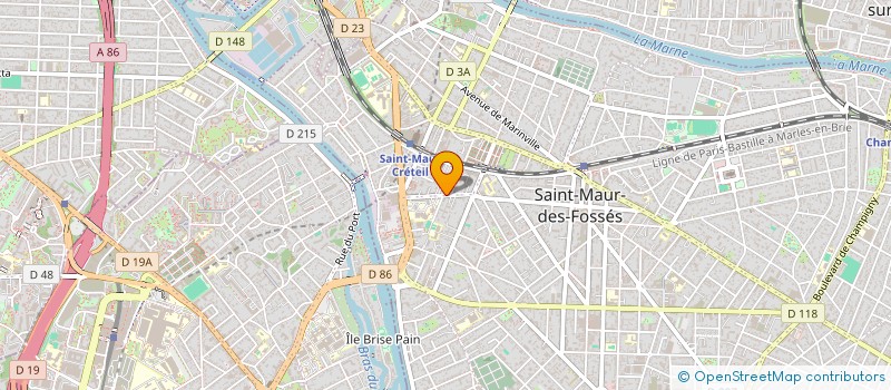 localisation de l'entreprise MONSIEUR GERARD PAISAN  SAINT-MAUR-DES-FOSSES