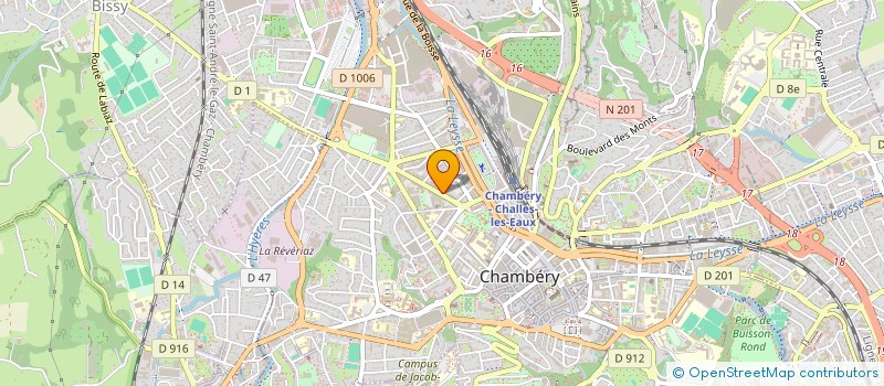 localisation de l'entreprise MONSIEUR GERARD PALLOIX à CHAMBERY