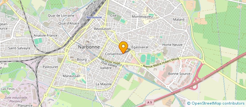 localisation de l'entreprise MONSIEUR GERARD PALMIER à NARBONNE