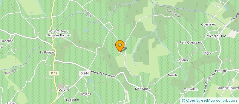 localisation de l'entreprise MONSIEUR GERARD PARET  PUISSEGUIN