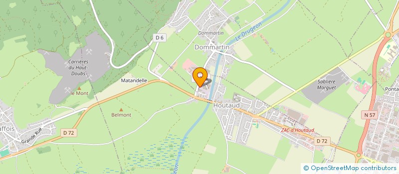 localisation de l'entreprise MONSIEUR GERARD PARISOT  DOUBS