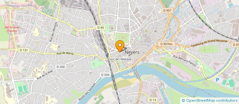 localisation de l'entreprise MONSIEUR GERARD PASSARD à NEVERS