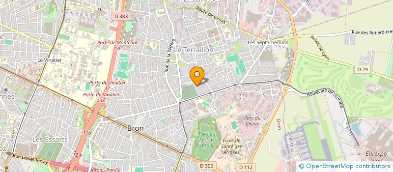 localisation de l'entreprise MONSIEUR GERARD PASTOR  BRON