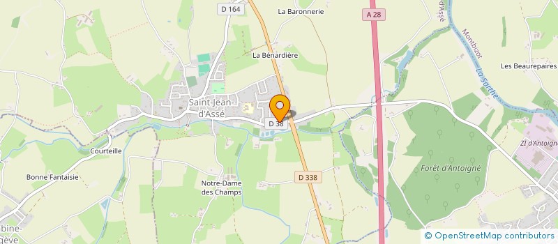 localisation de l'entreprise MONSIEUR GERARD PATRY  LA GUIERCHE