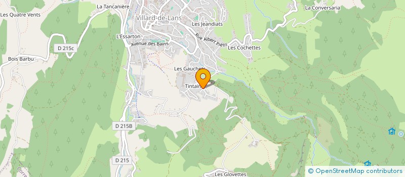 localisation de l'entreprise MONSIEUR GERARD PAUCHER  VILLARD-DE-LANS