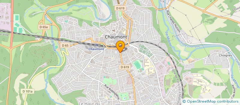 localisation de l'entreprise MONSIEUR GERARD PAULIN à CHAUMONT