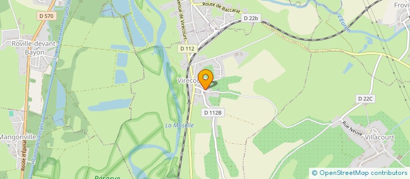 localisation de l'entreprise MONSIEUR GERARD PAULY  VIRECOURT