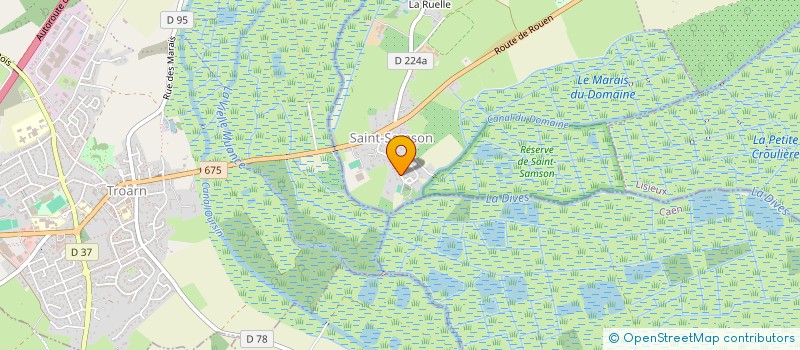 localisation de l'entreprise MONSIEUR GERARD PAUMIER  SAINT-SAMSON