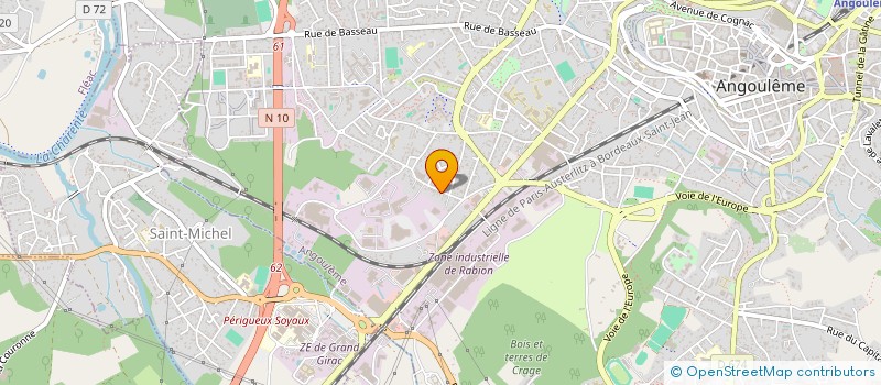 localisation de l'entreprise MONSIEUR GERARD PAYEN à ANGOULEME