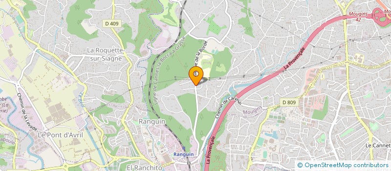 localisation de l'entreprise MONSIEUR GERARD PAZZI  MOUGINS