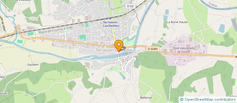 localisation de l'entreprise MONSIEUR GERARD PECOUYOUL à TERRASSON-LAVILLEDIEU