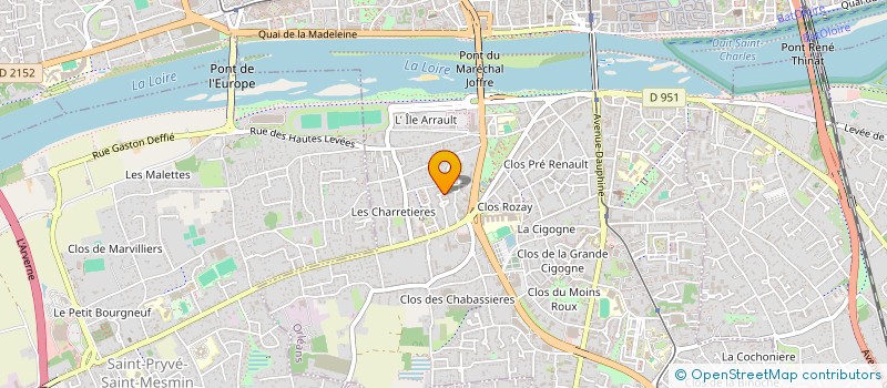localisation de l'entreprise MONSIEUR GERARD PEHAUT  ORLEANS