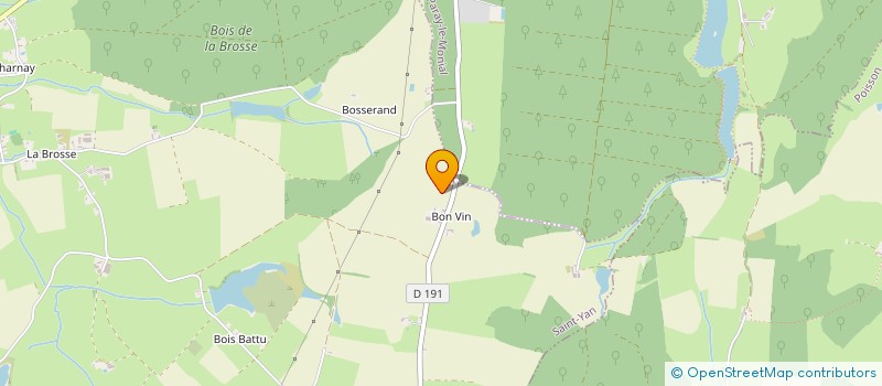 localisation de l'entreprise MONSIEUR GERARD PELLENARD  SAINT-YAN