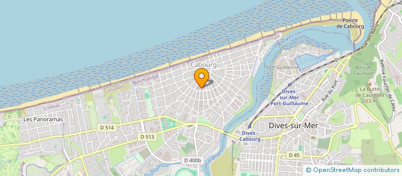 localisation de l'entreprise MONSIEUR GERARD PELLETIER  CABOURG