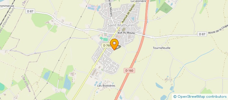 localisation de l'entreprise MONSIEUR GERARD PELLETIER  SAINT-MATHURIN