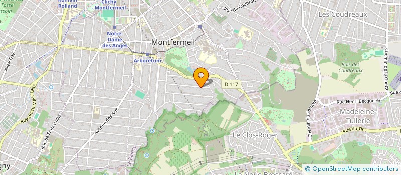 localisation de l'entreprise MONSIEUR GERARD PEREIRA DA SILVA à MONTFERMEIL