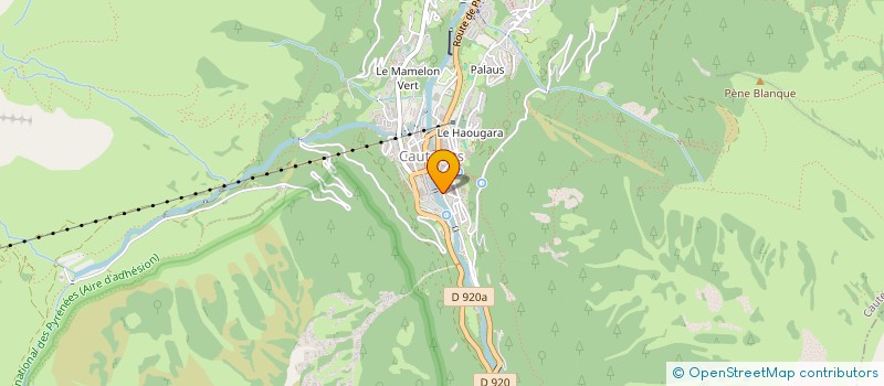 localisation de l'entreprise MONSIEUR GERARD PEREZ  CAUTERETS