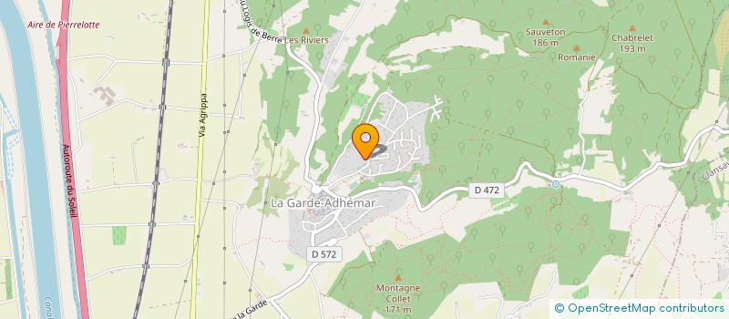 localisation de l'entreprise MONSIEUR GERARD PERNET à LA GARDE-ADHEMAR