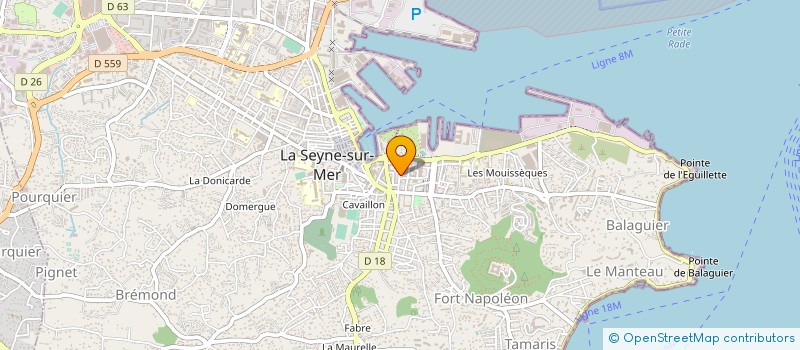 localisation de l'entreprise MONSIEUR GERARD PERRAUT à LA SEYNE-SUR-MER