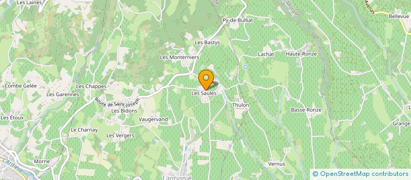 localisation de l'entreprise MONSIEUR GERARD PERRIER  LANTIGNIE