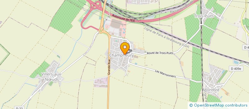 localisation de l'entreprise MONSIEUR GERARD PERRIER  ECUEIL