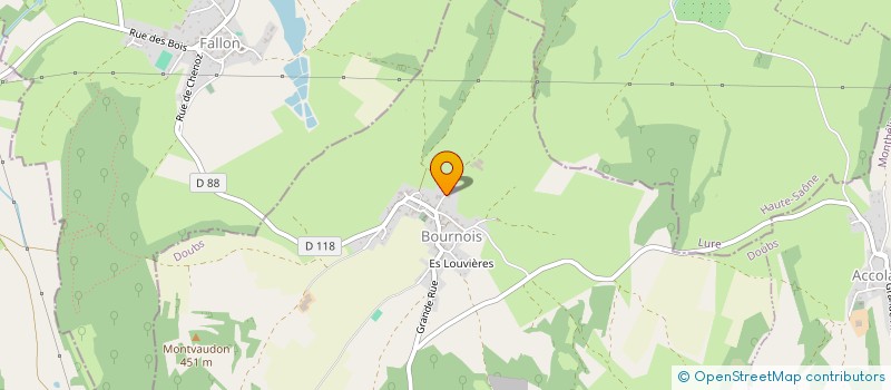 localisation de l'entreprise MONSIEUR GERARD PERRIGUEY  BOURNOIS