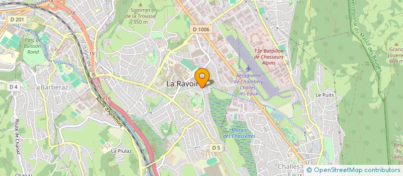 localisation de l'entreprise MONSIEUR GERARD PERROLLET à LA RAVOIRE