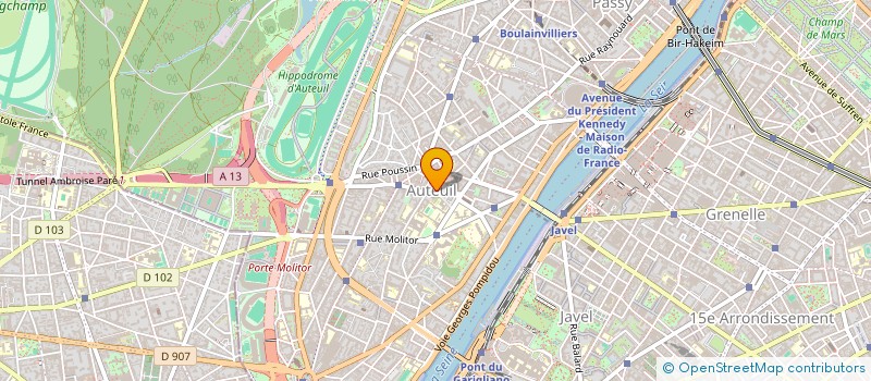 localisation de l'entreprise MONSIEUR GERARD PERROT  PARIS