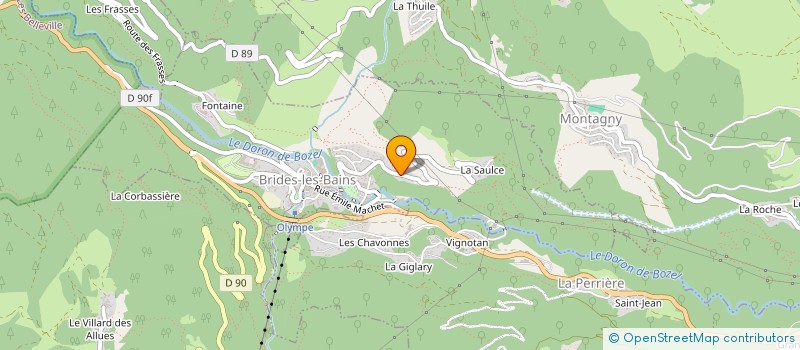 localisation de l'entreprise MONSIEUR GERARD PERROTIN à BRIDES-LES-BAINS