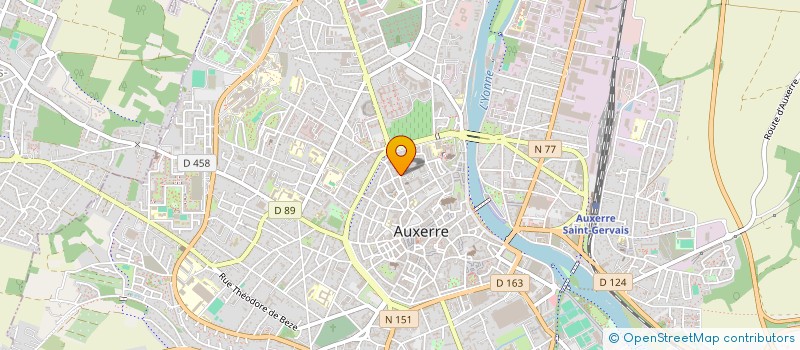 localisation de l'entreprise MONSIEUR GERARD PERRUCHON à AUXERRE