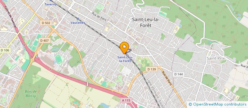 localisation de l'entreprise MONSIEUR GERARD PERSIGNY  SAINT-LEU-LA-FORET