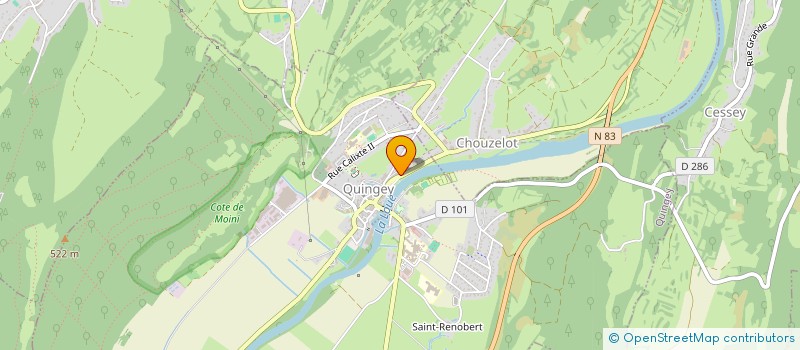 localisation de l'entreprise MONSIEUR GERARD PETETIN à CHENECEY-BUILLON