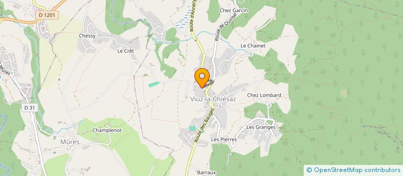 localisation de l'entreprise MONSIEUR GERARD PETIT  VIUZ-LA-CHIESAZ