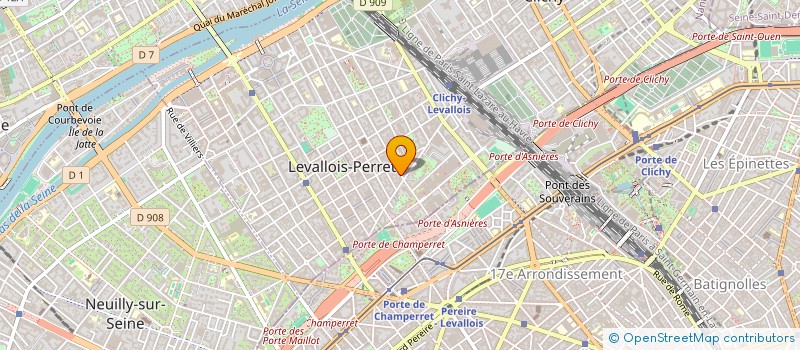 localisation de l'entreprise MONSIEUR GERARD PETITOT à LEVALLOIS-PERRET