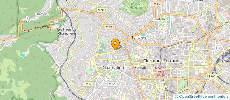localisation de l'entreprise MONSIEUR GERARD PETLAT à CHAMALIERES
