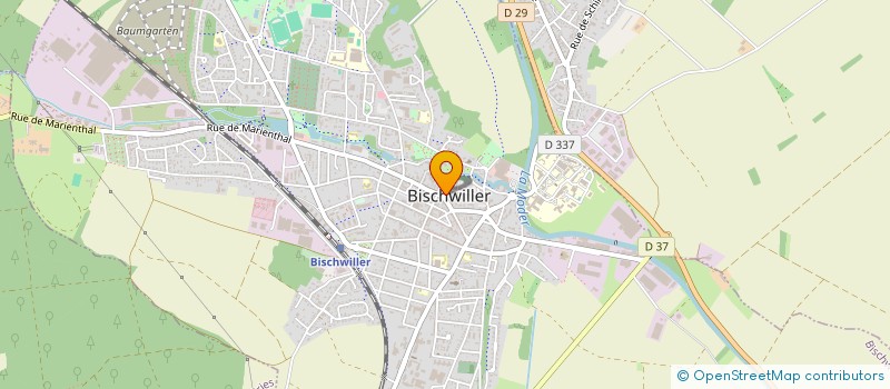 localisation de l'entreprise MONSIEUR GERARD PHILIPPE  BISCHWILLER