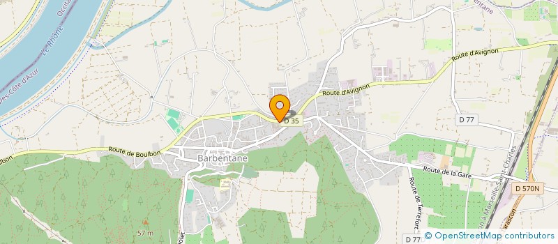 localisation de l'entreprise MONSIEUR GERARD PIANETTI  BARBENTANE