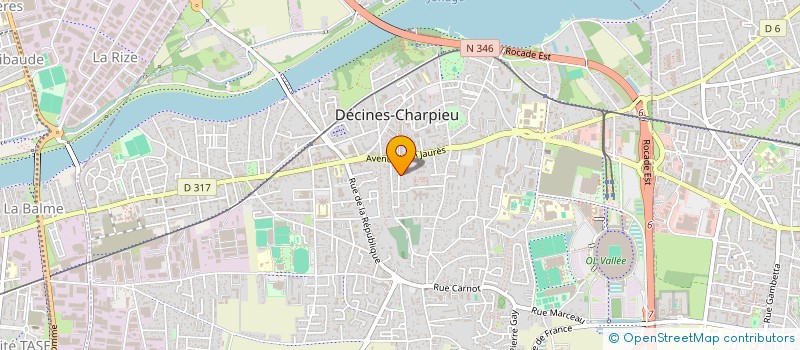 localisation de l'entreprise MONSIEUR GERARD PIANNE  DECINES-CHARPIEU