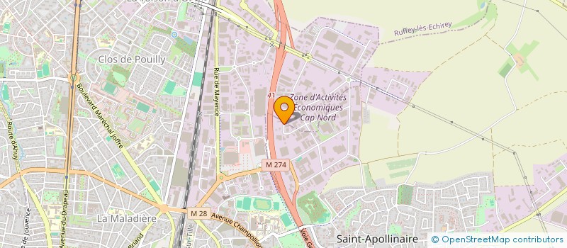 localisation de l'entreprise MONSIEUR GERARD PIERRE  SAINT-APOLLINAIRE