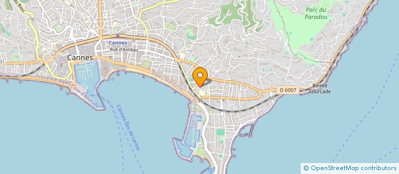 localisation de l'entreprise MONSIEUR GERARD PIERSON à CANNES