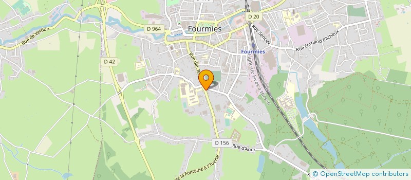 localisation de l'entreprise MONSIEUR GERARD PIGNON  FOURMIES