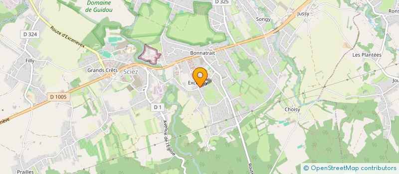 localisation de l'entreprise MONSIEUR GERARD PINAUD  SCIEZ