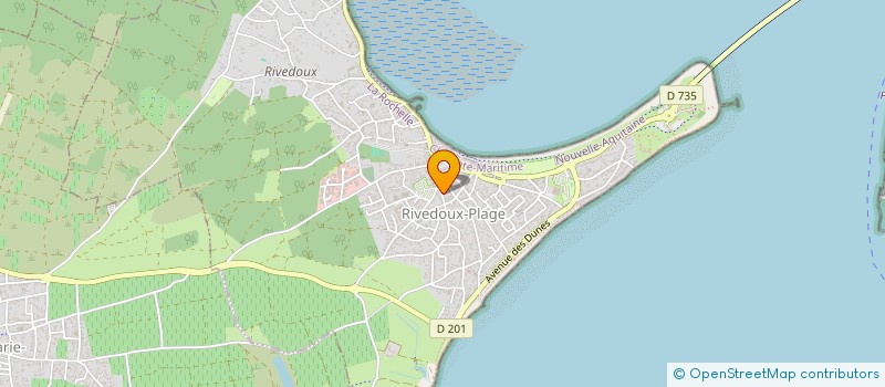localisation de l'entreprise MONSIEUR GERARD PINCHON  RIVEDOUX-PLAGE