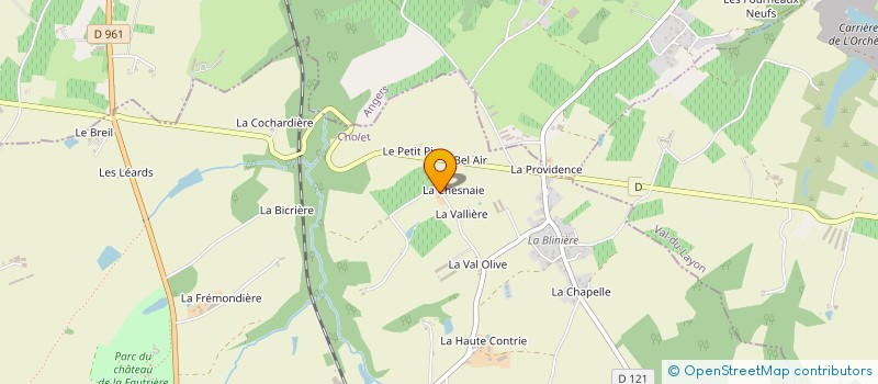 localisation de l'entreprise MONSIEUR GERARD PINEAU à CHEMILLE-EN-ANJOU