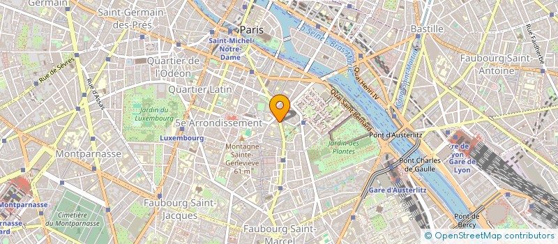 localisation de l'entreprise MONSIEUR GERARD PINGUET  PARIS