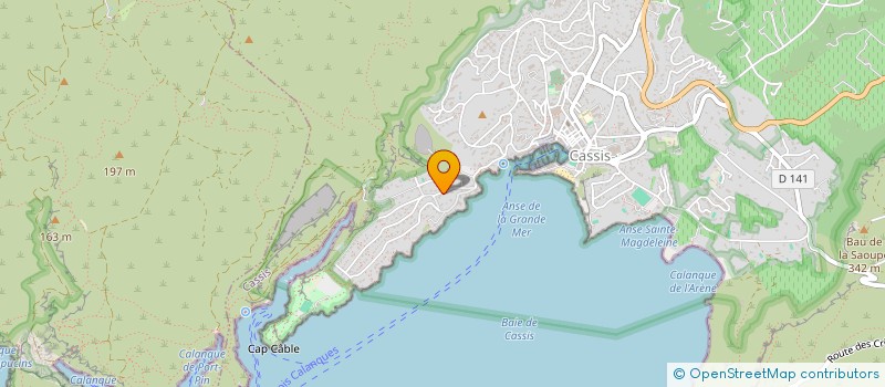 localisation de l'entreprise MONSIEUR GERARD PLAISANT  CASSIS