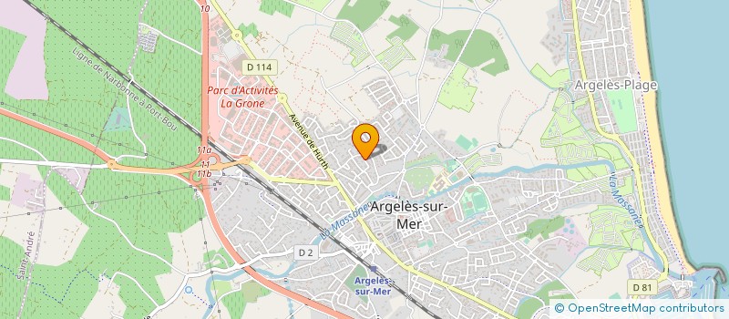 localisation de l'entreprise MONSIEUR GERARD PLANAS à ARGELES-SUR-MER