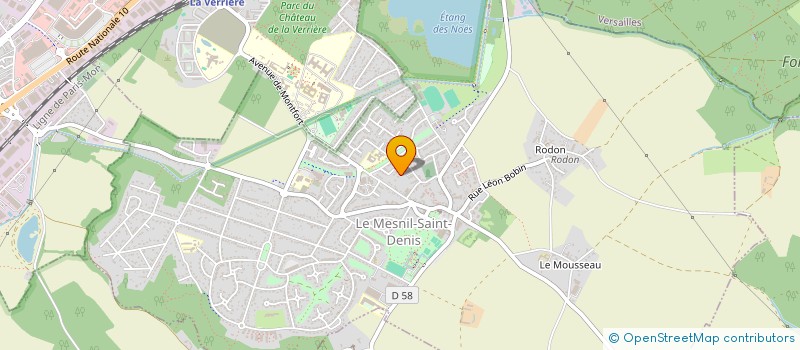 localisation de l'entreprise MONSIEUR GERARD PLANCHENAULT  LE MESNIL-SAINT-DENIS