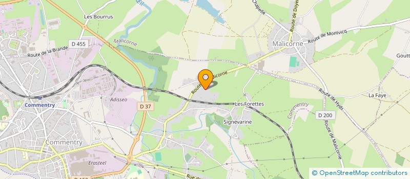 localisation de l'entreprise MONSIEUR GERARD POBEAU  COMMENTRY