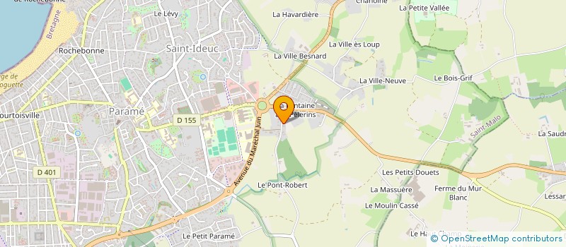 localisation de l'entreprise MONSIEUR GERARD PODEUR  SAINT-MALO